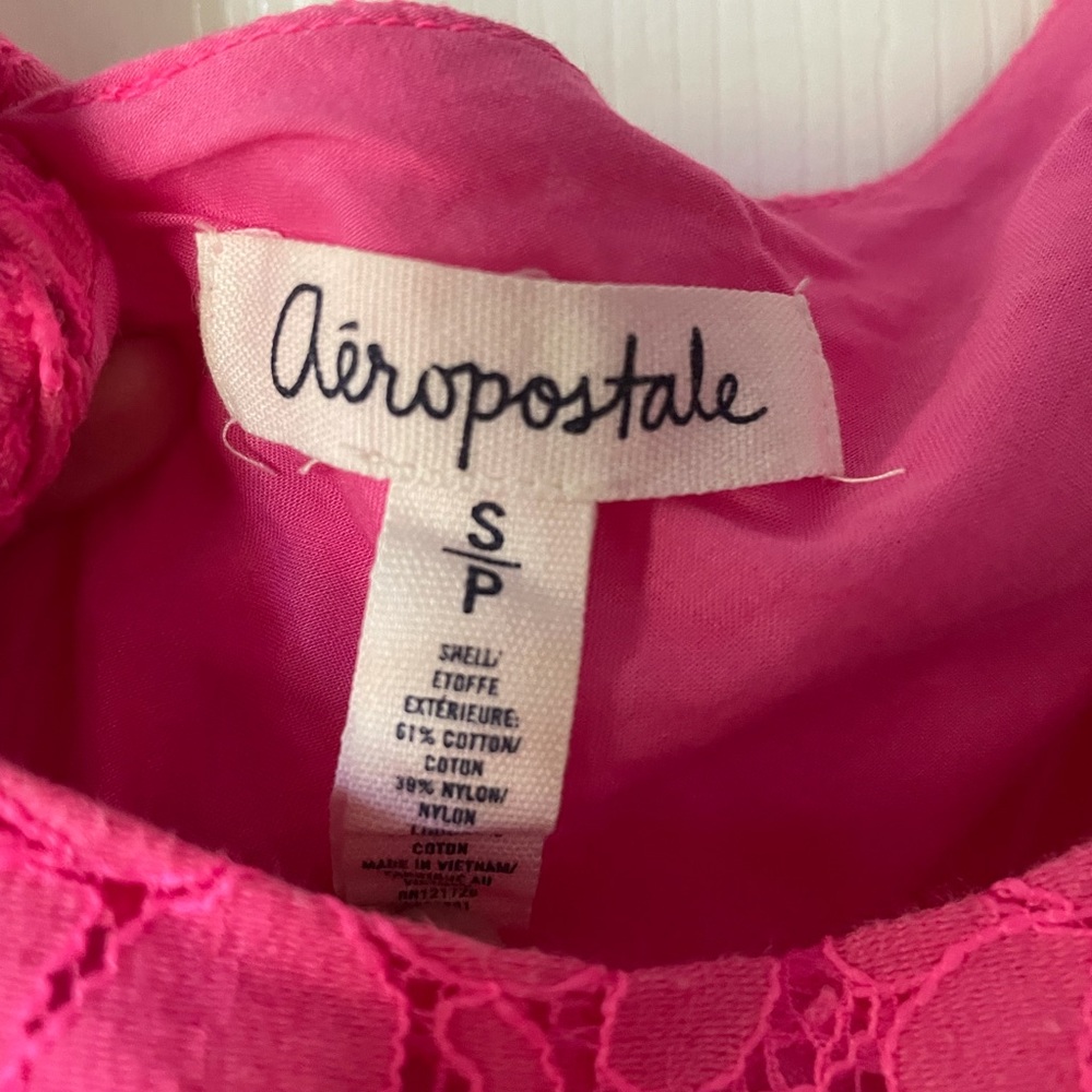 Aeropostale Hot Pink Sleeveless Dress - Picture 3 of 4